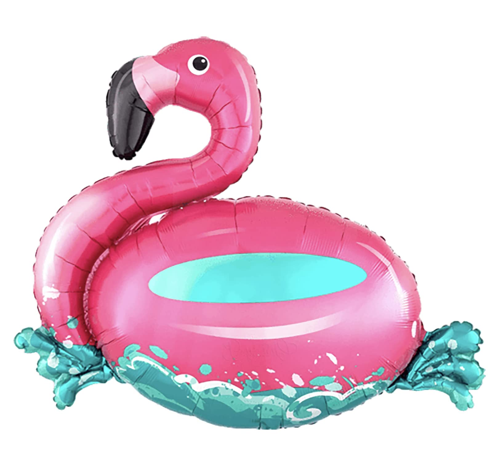Flamingo Ring Foil Balloon, 85cm (2 pack)