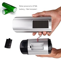 ISEEUSEE Dummy Fake Security Camera, Solar Powered