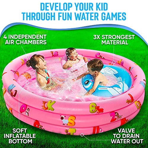 Inflatable Kiddie Pool for Kids Kids Pools for Backyard Swimming