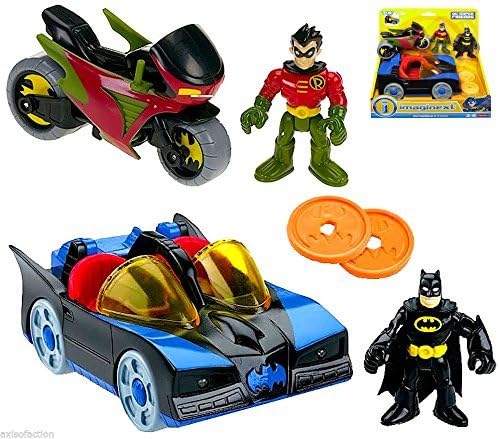 imaginext batmobile and cycle