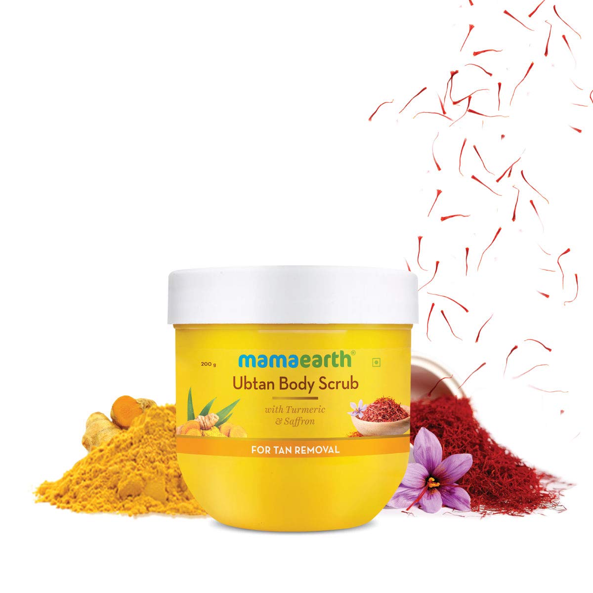 Mamaearth Ubtan Body Scrub with Turmeric & Saffron 200 g