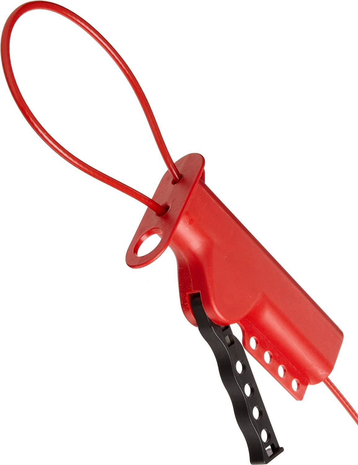 Versatile Cable Lockout System, 82mm x 152.40mm x 2.44mx 32.40mm, Red