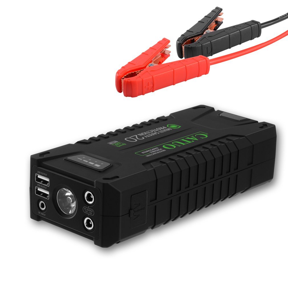CATUO Arrancador de Coche mAh A Batería de Coche Portátil Externa Recargable