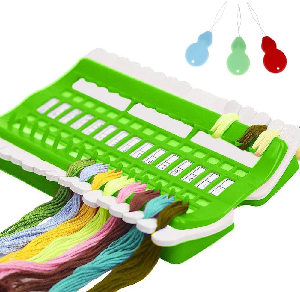 AhlsenL Embroidery Floss Organizer Kit 30 Positions