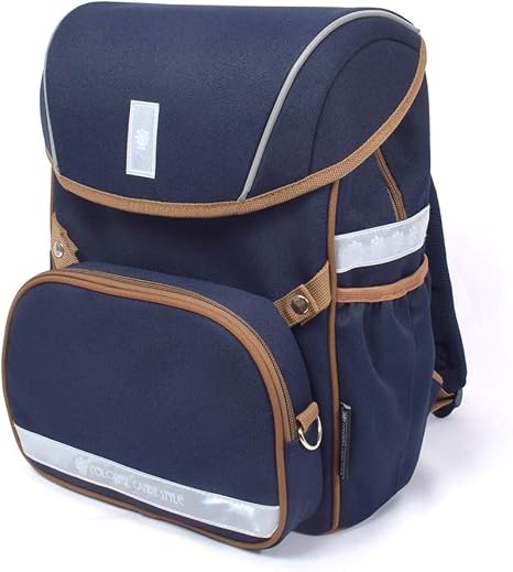 Amazon Co Jp ランドセルリュック ネイビー キャメル 子供 軽い 丈夫 通学 塾 ナイロン 防水 軽量 Nc4022 おもちゃ