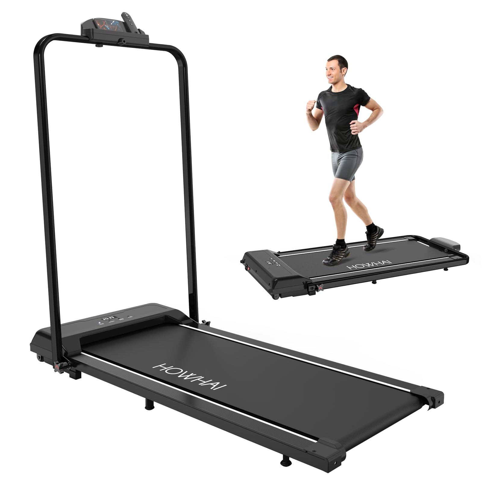 Walking Pad Treadmill, Under Desk Treadmill Foldable 2 in 1, 6.2 MPH