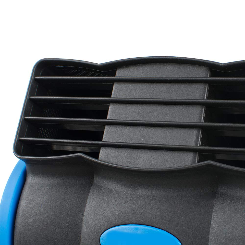 Pevor Car DC12V Air Cooling Fan Auto Truck Vehicle SUV Adjustable Speed Silent Cooler Vent (Blue, 12v)