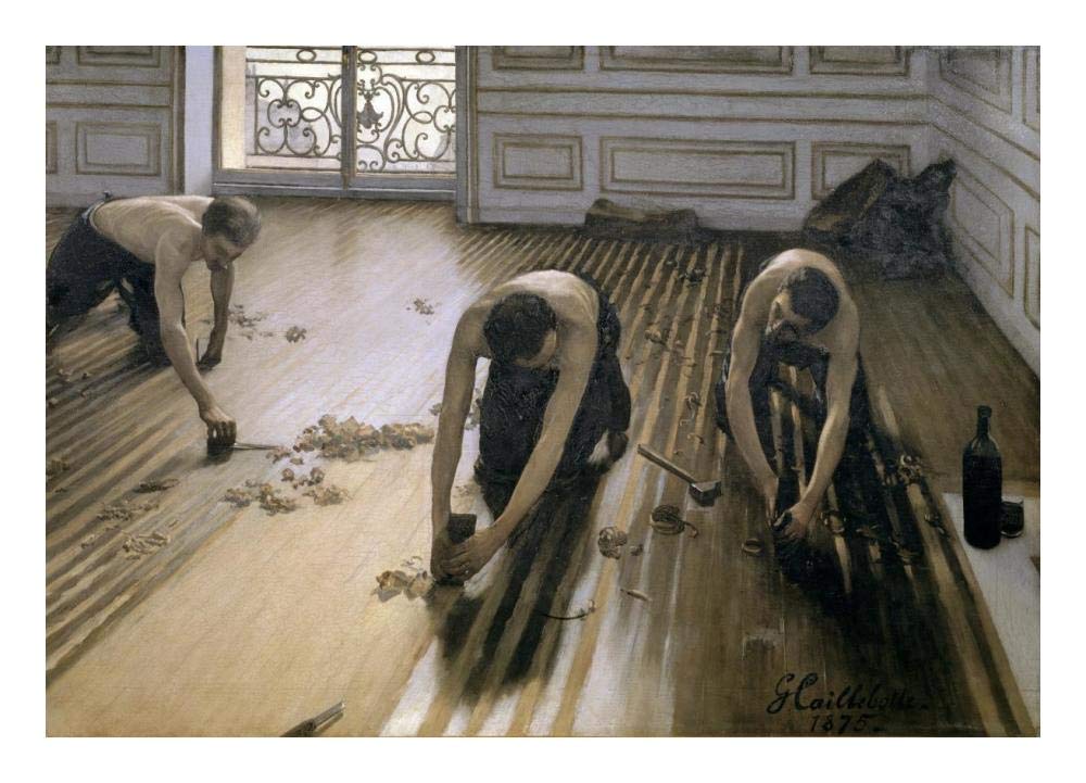 Amazon Com Global Gallery The Floor Scrapers Paper Art 24 X17