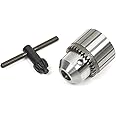 Jacobs Chuck 31052D Professional Duty Chuck, 1/2-20 Mount, 0.5" Maximum Capacity, 1-23/32" Diameter x 3" Closed Length