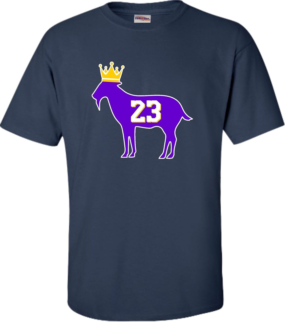 Adult Goat James G.O.A.T. King T-Shirt