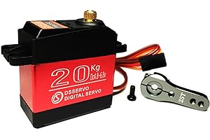 ANNIMOS Digital High Torque Servo 20KG Full Metal Gear Waterproof for RC Model DIY,180°