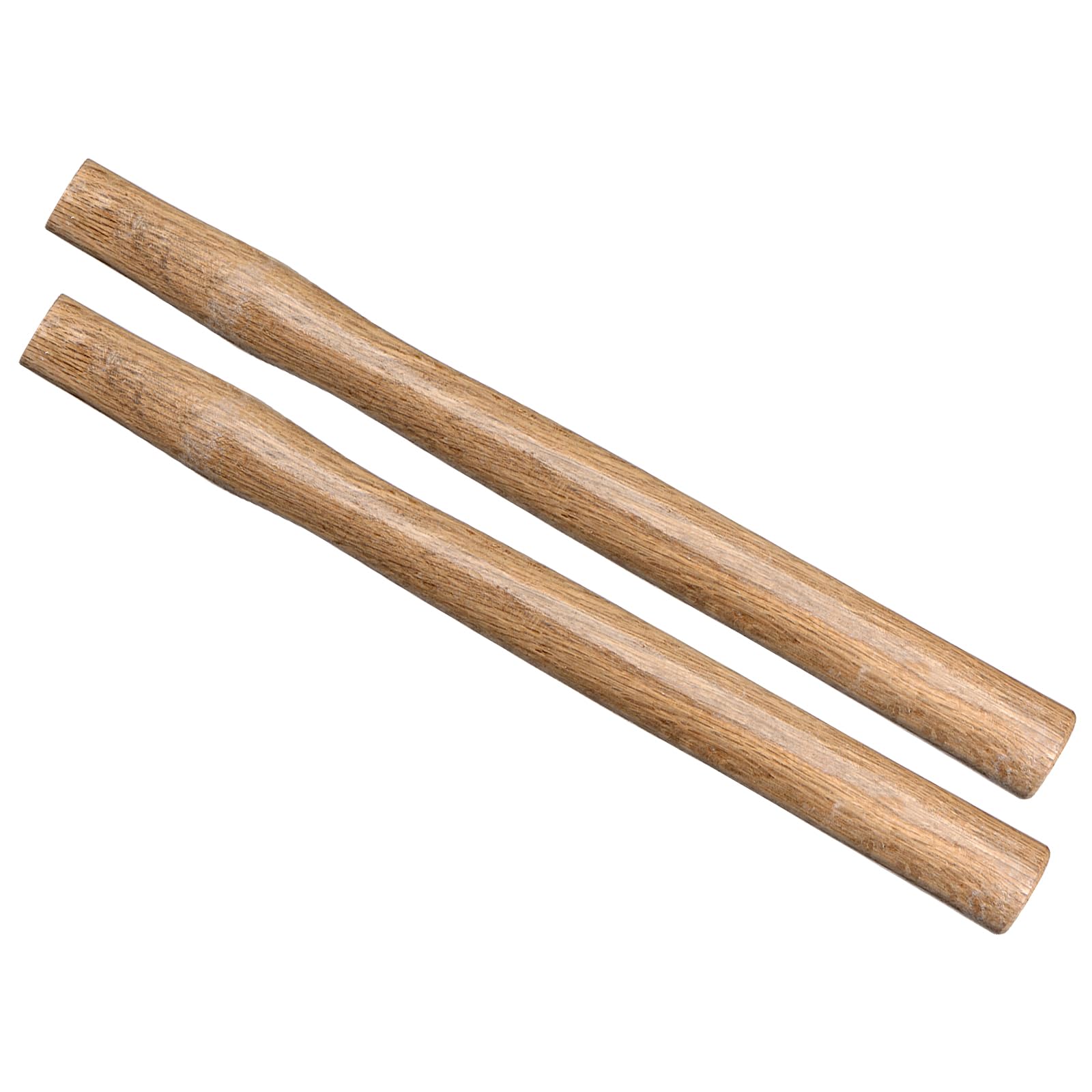CoCud 2PCS Hammer Handle Replacement, 37cm/15 Oak Wood Flat Comfort Grip Wooden - (Applications: for Hatchet Hammer Oval Eye)