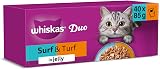 Whiskas Duo Adult Wet Cat Food in Jelly Surf & Turf 40x85g