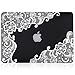 Kuzy - Older Version MacBook Pro 13.3 inch Case (Release 2015-2012) Rubberized Hard Cover for Model A1502 / A1425 with Retina Display Shell Plastic - Lace Black