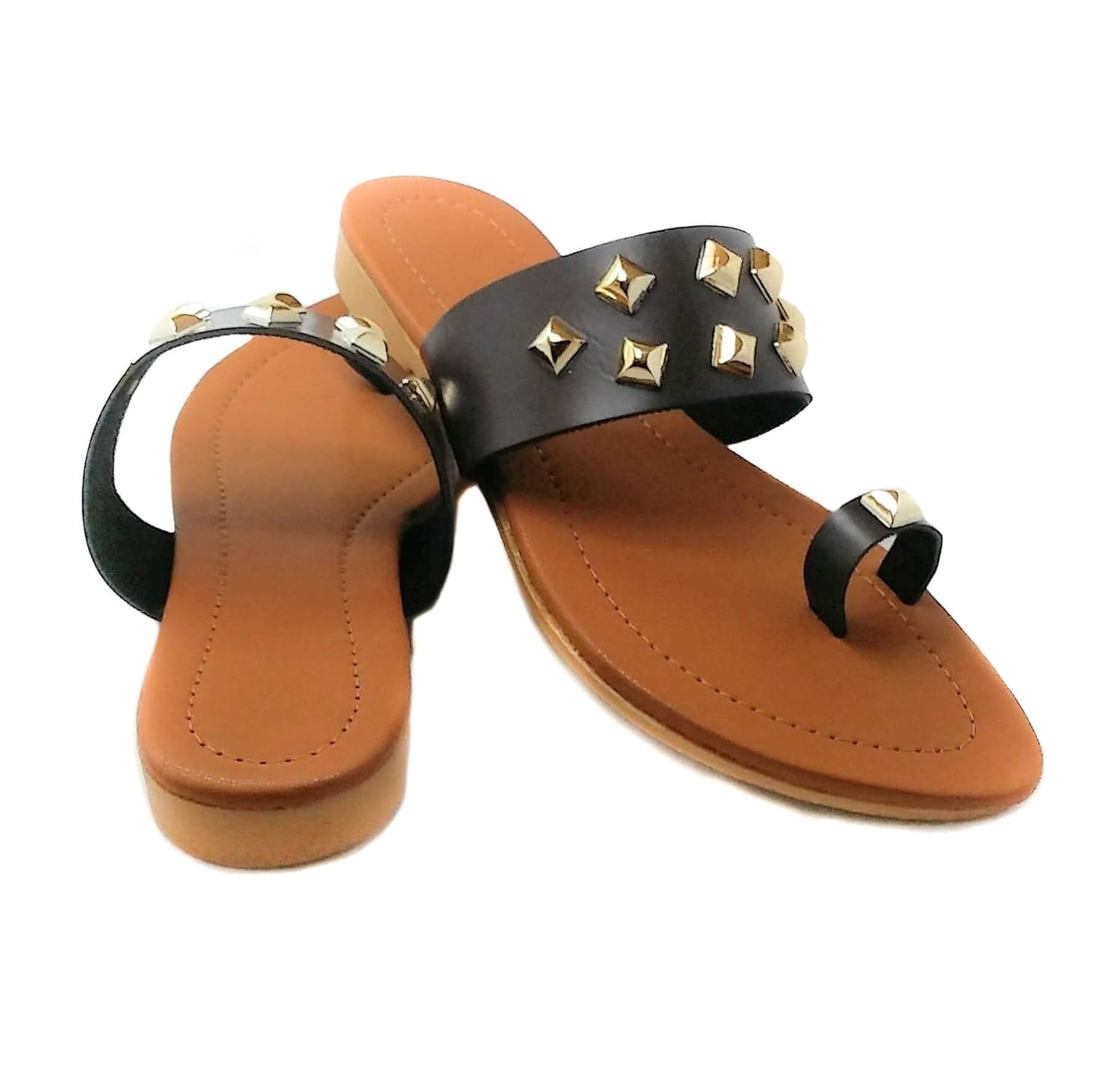 grienyrus womens stylish outdoor black sandal