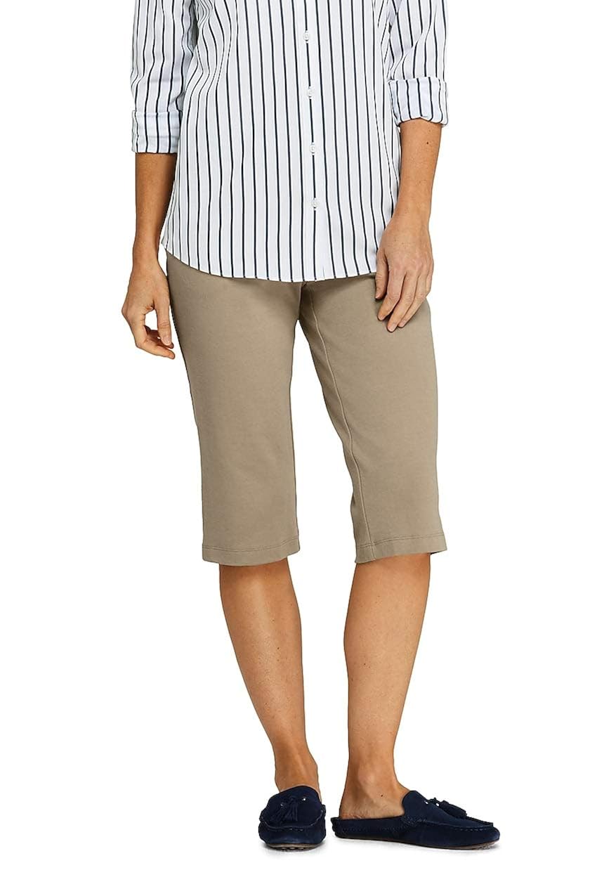 petite shorts with elastic waist