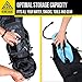 Hydration Pack with Leak Proof 2Liter Water Bladder - Keeps Your Fluids Cold and Stores all Your Gear - Lightweight, Waterproof and Fully Adjustable Backpack For Men and Women