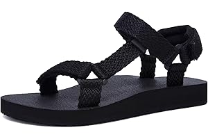 LAMINCOA Women's Sandals Casual Summer Sandals for Women with Arch Support Yoga Mat Insole Lightweight Water Shoes Outdoor
