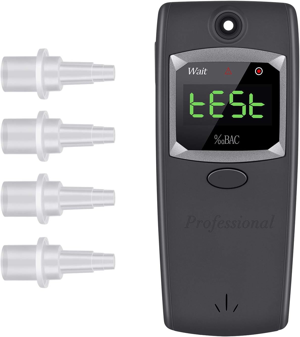 Éthylotest Professionnel Numérique LCD Avec 30 Embouchoires - Alcootest Portable Haute Précision - Usage Personnel & Familial - 2