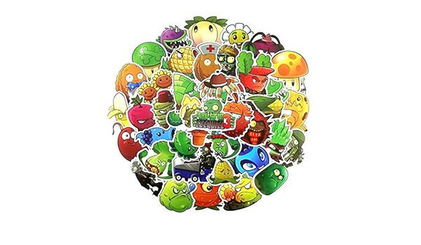 GMADD Game Plants vs. Zombies Pegatinas de Dibujos Animados ...