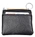 Leamekor Womens Mini Coin Purse Wallet Genuine Leather Zip Pouch Keychain Ring