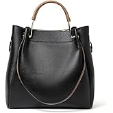 Genuine leather two-piece women's handbag large capacity mother-and-child bag set multifunctional crossbody shoulder purse