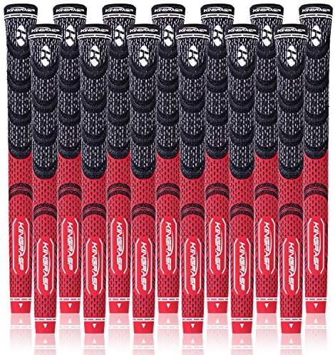Lehui KINGRASP Golf Grips, Standard/Midsize, Golf Grips Set of 13(Free 13 Tapes), Anti-Slip Rubber Golf Club Grips, 8Colors Optional