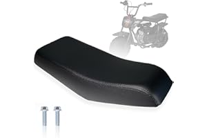 JMCHstore Upgraded New Seat for Monster Mega Moto MMB80 80cc MMB105 105cc, For Coleman Realtree RB100 RT100 Mini Bike Cushion Replacement parts (Black)