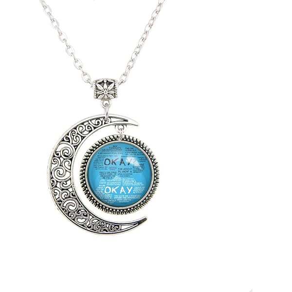Silver Phoenix Pendant Necklace - Handcrafted Glass Charm With Custom Picture Option, 22 Inch Chain - View #7