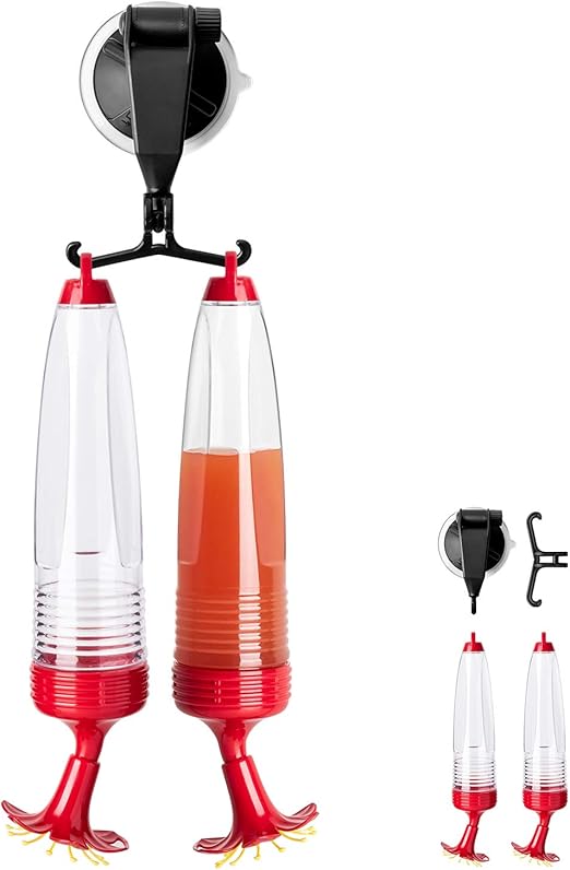 Orientools Hummingbird Feeder With Window Mount Suction Cup