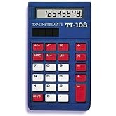 Texas Instruments TI-108 Solar Power Calculator/Teacher&rsquo;s Kit (set of 10)
