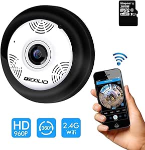 Amazon.com : 360° Panoramic Wireless WiFi IP Camera