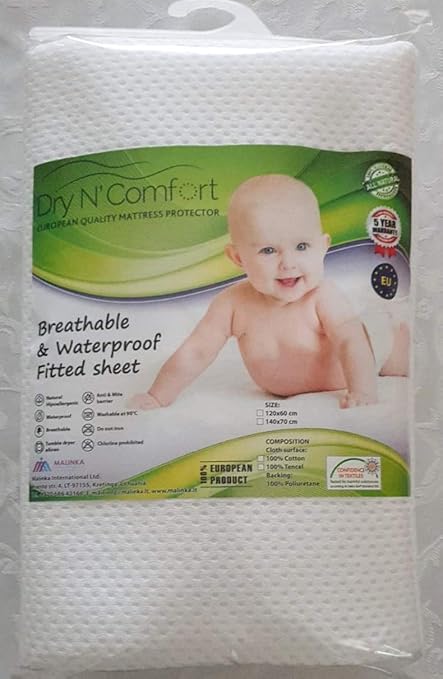 Tencel Protege Matelas Impermeable Pour Enfant 60 X 1 Cm Dry N Comfort Protection De Matelas Bebe Puericulture Centroarco Com