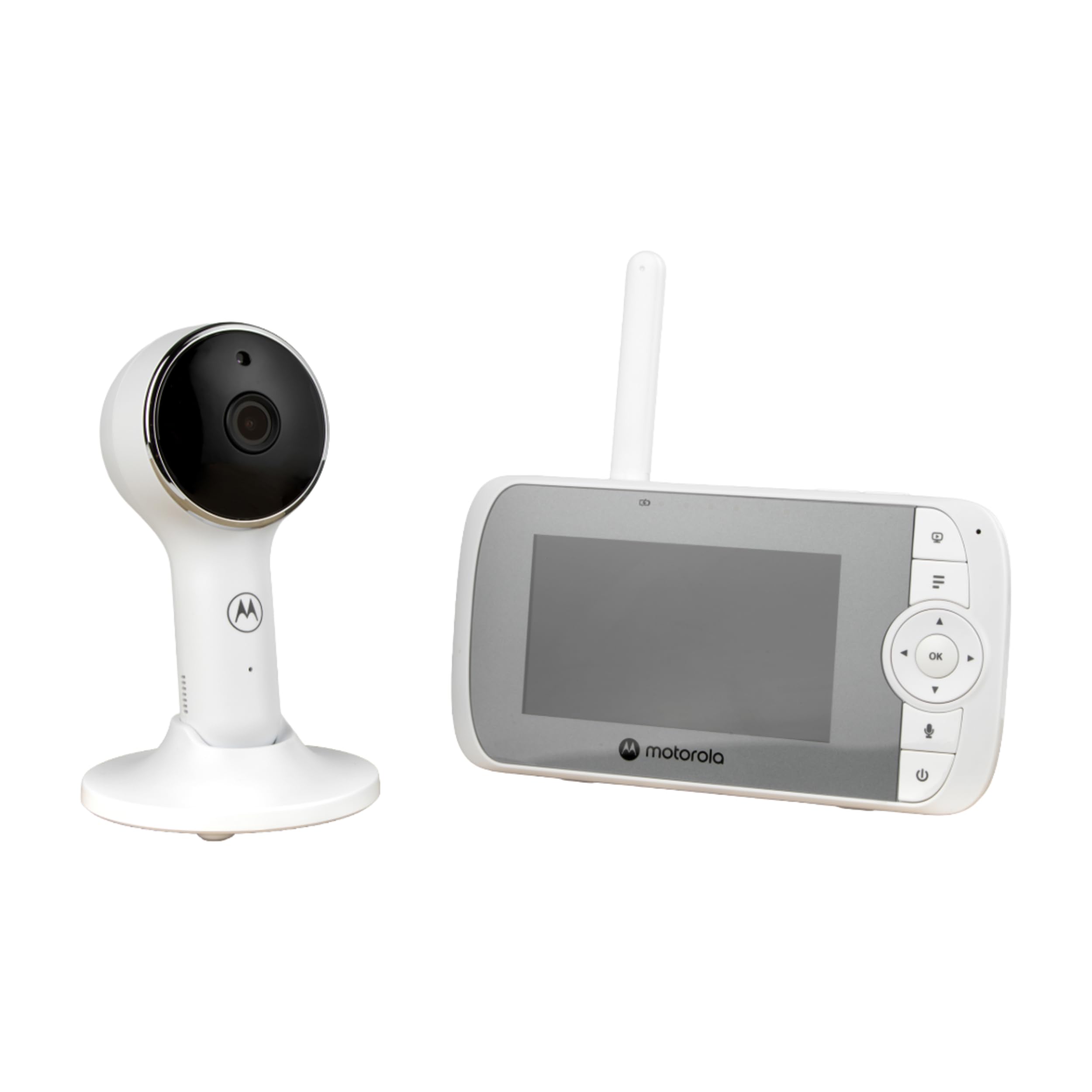 Motorola Nursery VM64 Connect - Video Baby Monitor with Camera and Night Vision - Two-Way Talk App - Magnetic Camera Mount, White