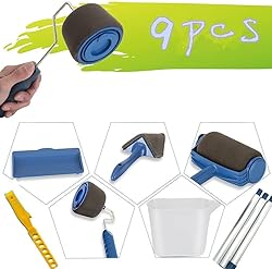 TOURACE® 9Pcs/Set Paint Roller Kit with Sticks