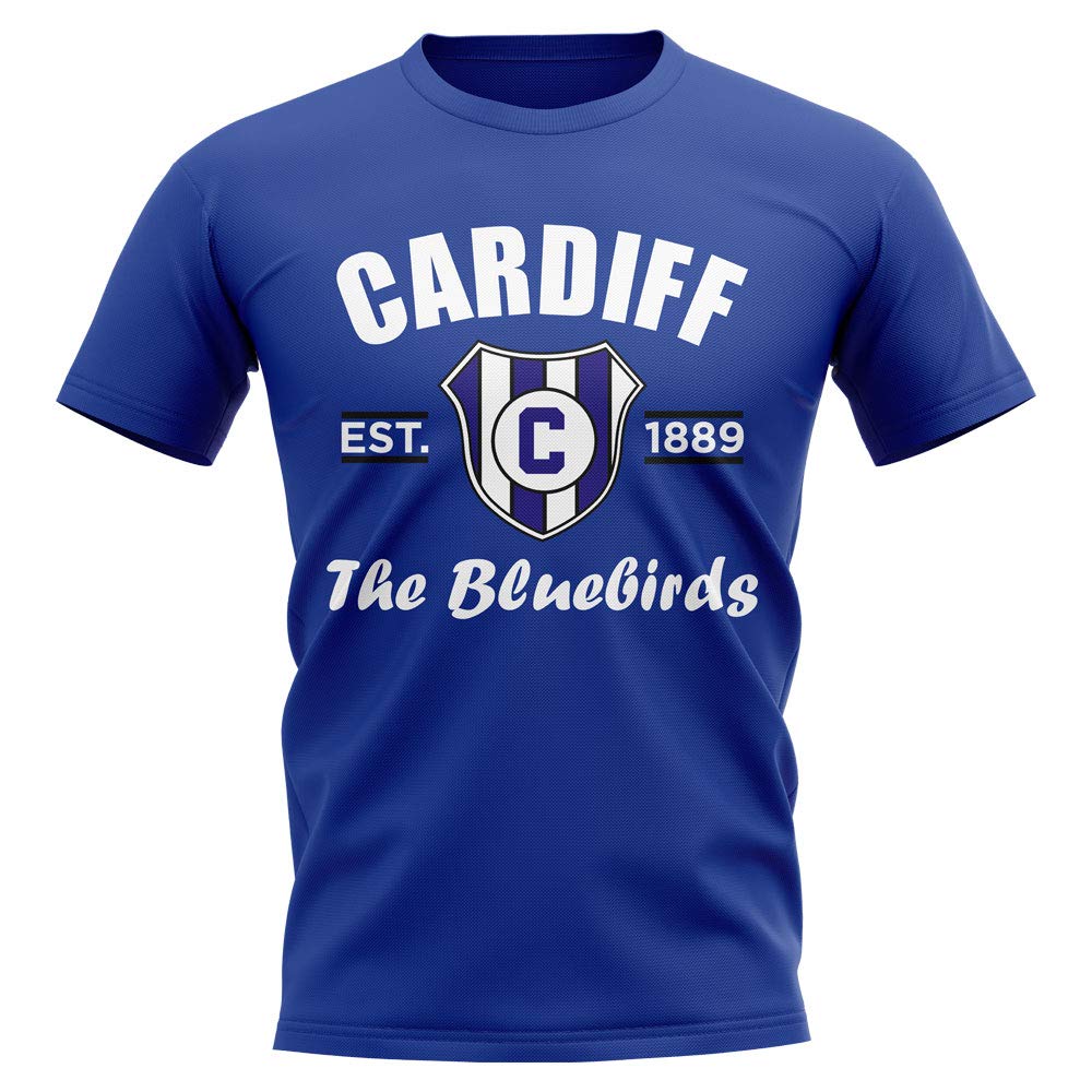 Airosportswear Cardiff Established Football T Shirt Royal Zelite