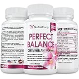 Perfect Balance Complex for Women - Vaginal Health Dietary Supplement - Helps Eliminate Candida - Promotes Fresh Vaginal pH -120 Capsules