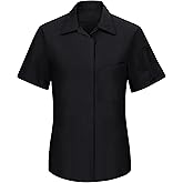 Red Kap Womens Short Sleeve Performance Plus Shop Shirt with Oilblok Technology