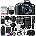 Canon EOS Rebel T7i DSLR Camera + Canon EF-S 18-55mm IS STM Lens + Canon EF 75-300mm III Lens + Wide Angle & Telephoto Lens + Telephoto 500mm f/8.0 (Long) + 64GB Card + Slave Flash + Valued Bundle