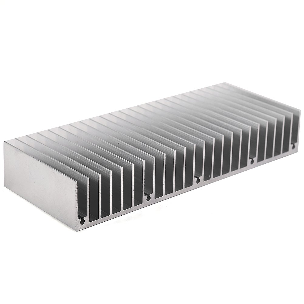 60mm x 150mm x 25mm Silver Aluminum Heat Sink For LED And Power IC