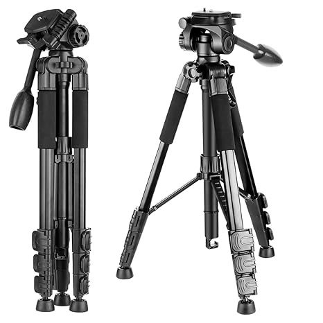 Trípode Profesional para Cámara, GLISTENY, Ligero, trípode de ...