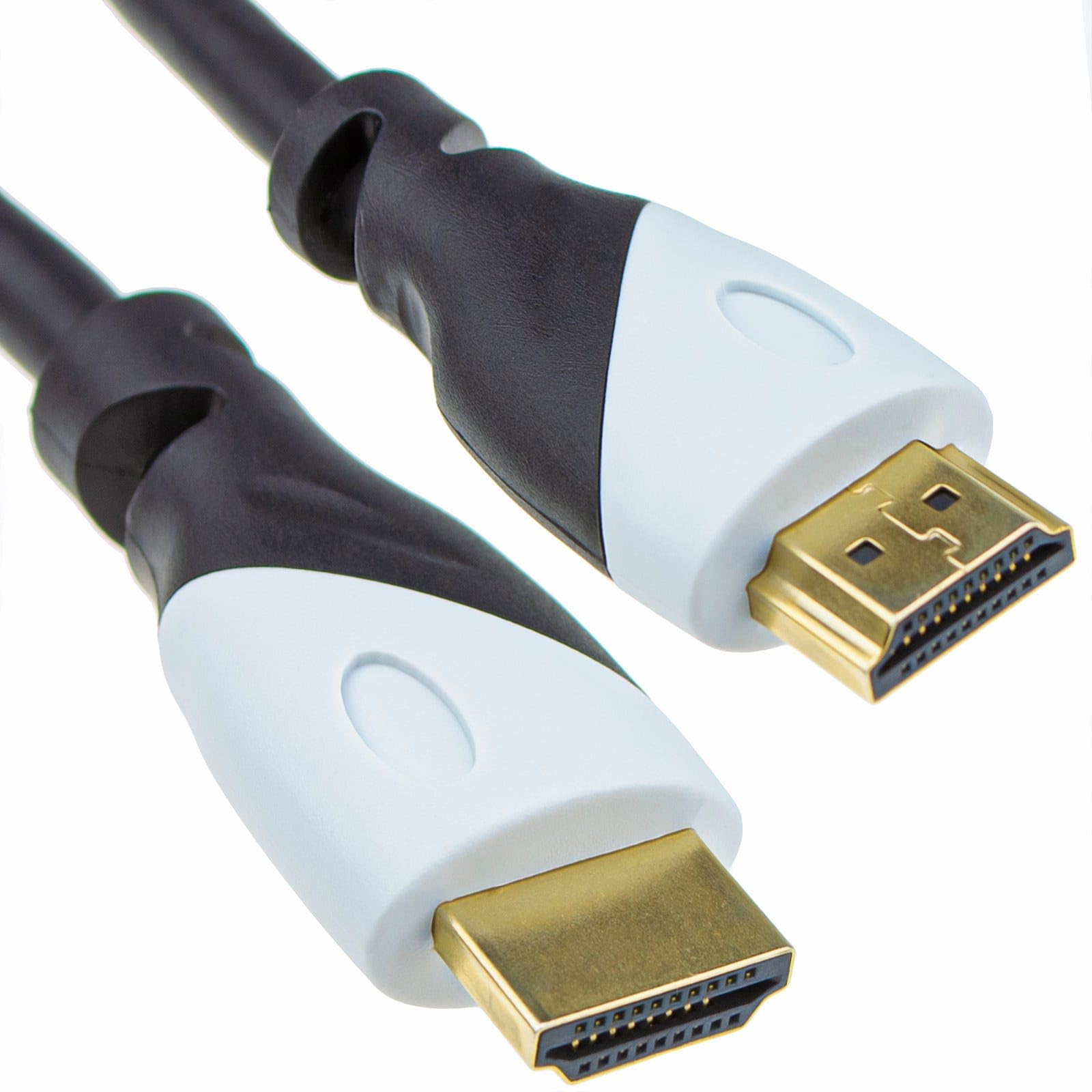 kenable Certified Ultra High Speed HDMI 2.1 Cable 8K 60Hz 4K 120Hz 48Gbps eARC Dynamic HDR VRR ALLM White Plugs 3m