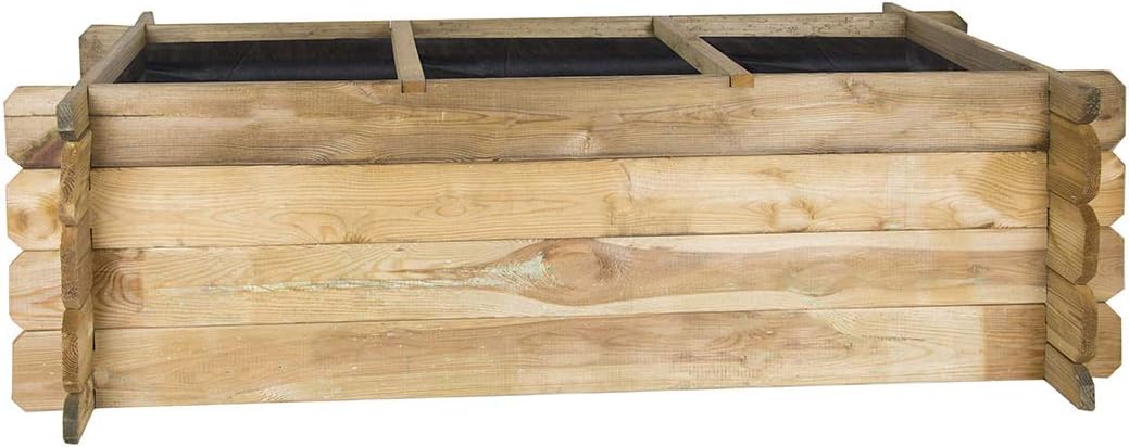 Faura - Huerto Urbano de Madera - Jardinera: Amazon.es: Jardín