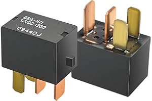 Yourkar 2 PCS Car AC Relay, G8HL-H71-12VDC 4 Pins AC and Starter Relays, Multiple Power Relay Assembly Starter Relays for Driving Lights/Air Conditioning/Fans, Car Accessories