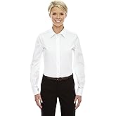 Devon & Jones Ladies' Crown Woven Collection™ Solid Stretch Twill XS WHITE