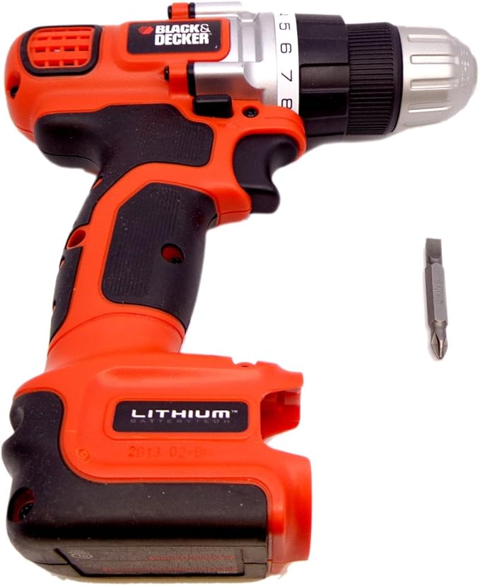 Black Decker Ldx112 Cordless Max Lithium Ion Drill Driver 12 Volt Tool Only Amazon Com