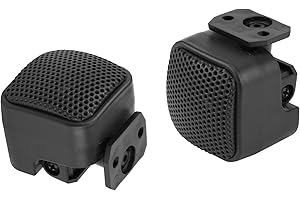 WALFRONT Super Power Loud Square Car Audio Loudspeaker Wedner for All Car Audio Systems 500W 97 DB 2.8 V Pair of Black Plasti