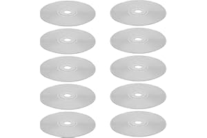Veemoon 18pcs Decorative Cds for Room Decor, Plastic Blank Discs for DIY Painting and Artistic Wall Hanging