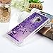 ZSTVIVA S9 Case, Samsung Galaxy S9 Case, Glitter Liquid Case Cover Bling Sparkle Shiny Quicksand Moving Flowing Love Heart 3D Anti-Scratch Slim Thin Soft TPU Bumper Galaxy S9 Case for Girls Purple