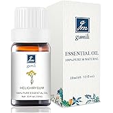 GM Gumili Helichrysum Essential Oil, 100% Pure Helichrysum Oil for Skin, Bruising, Body, Spray & DIY- 10ml